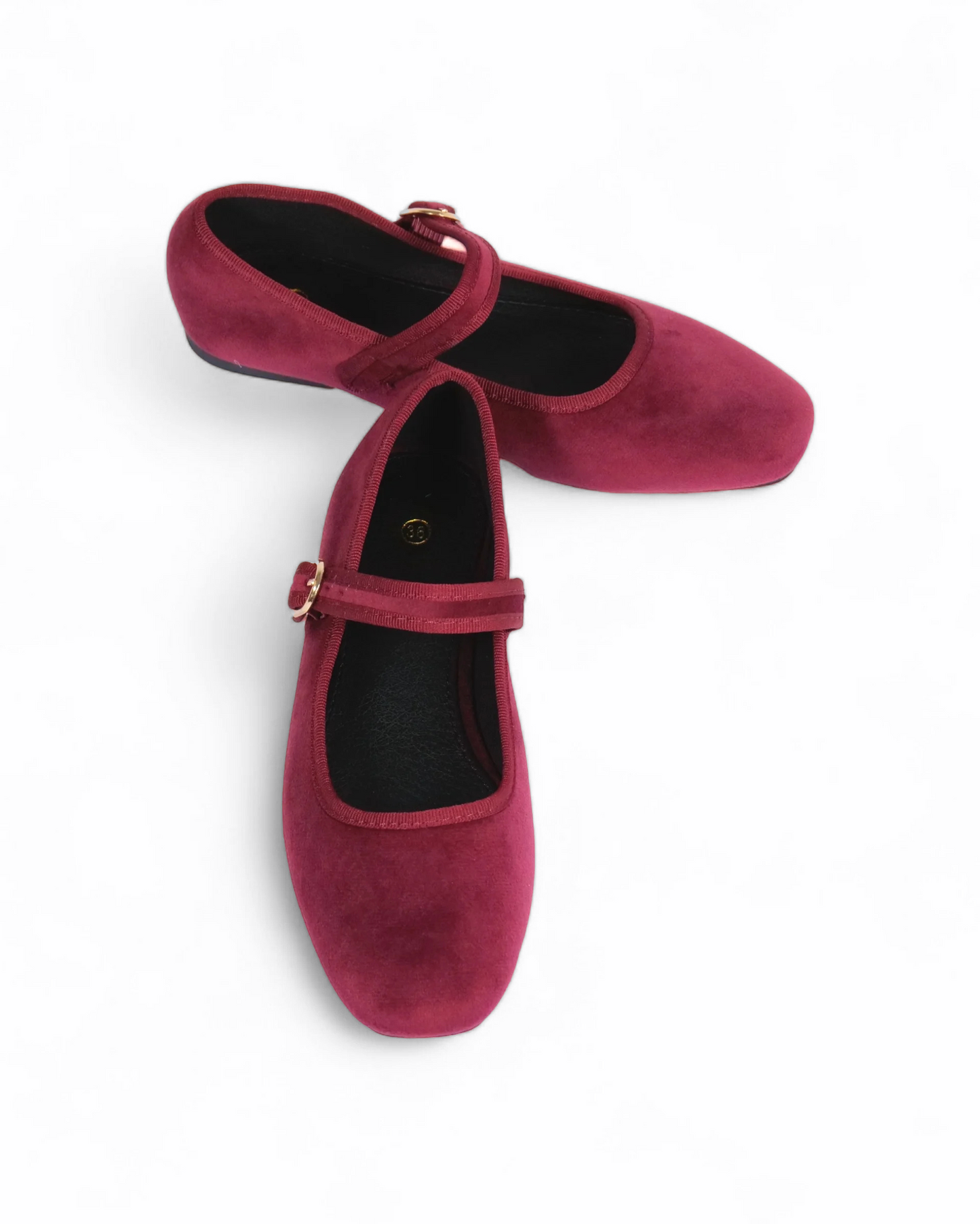 Zapatos Mary Jane Terciopelo de Grevano