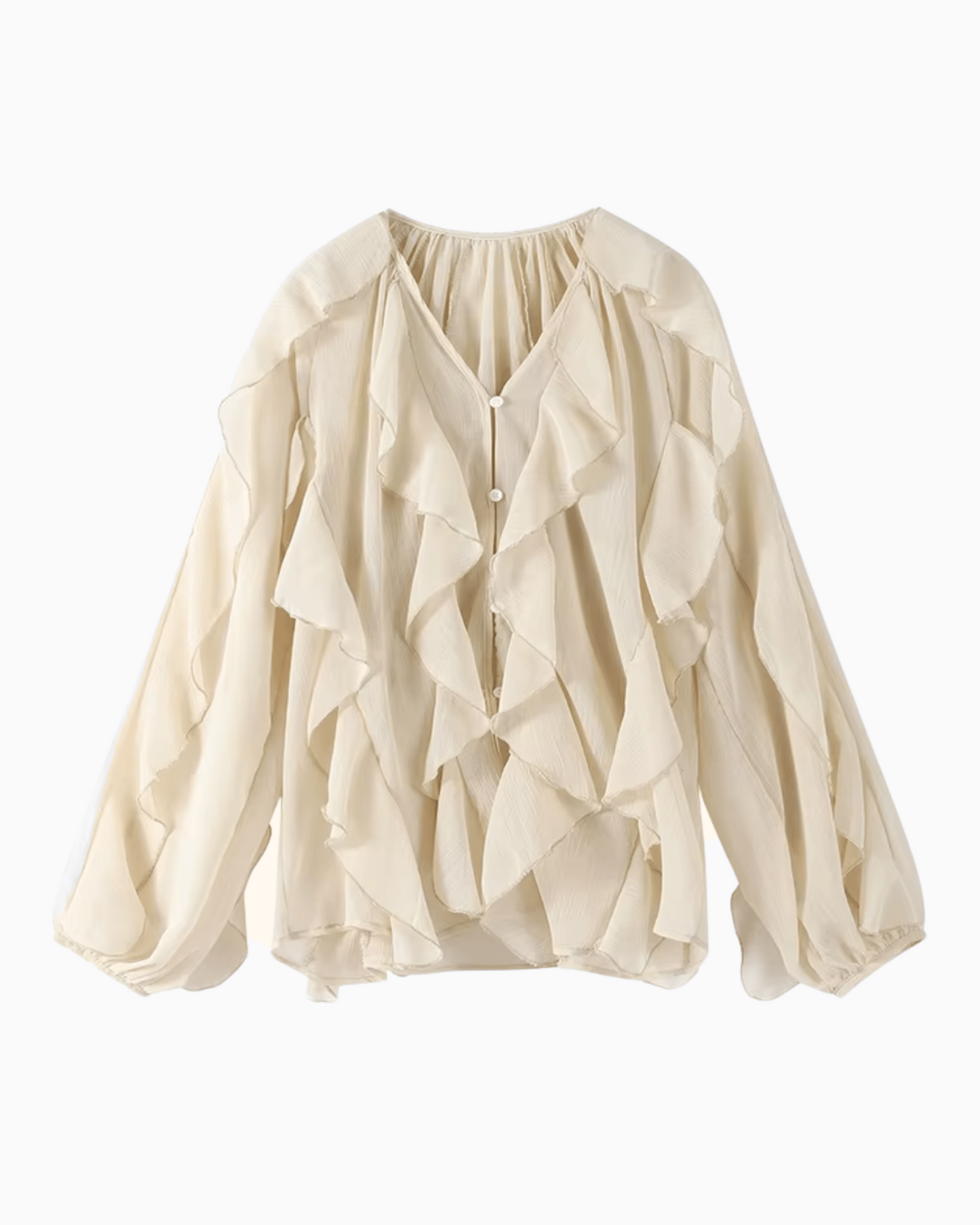 Valentina Blusa de Volantes Elegantes