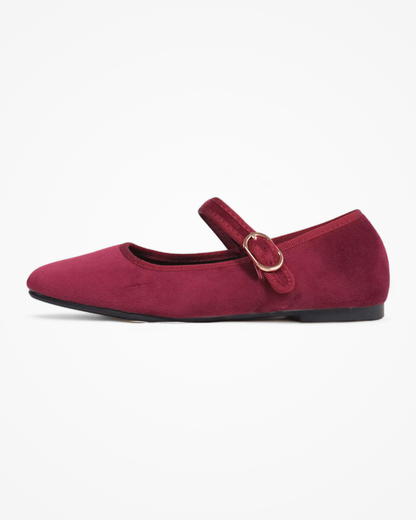 Zapatos Mary Jane Terciopelo de Grevano