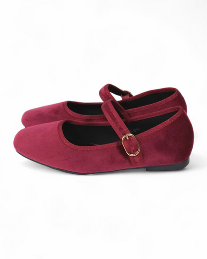 Zapatos Mary Jane Terciopelo de Grevano