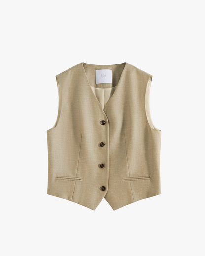 Traje Vintage de Dos Piezas con Chaleco