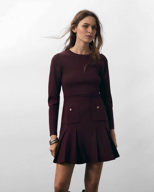 Vestido Elegante de Grevano para Oficina y Ocasiones