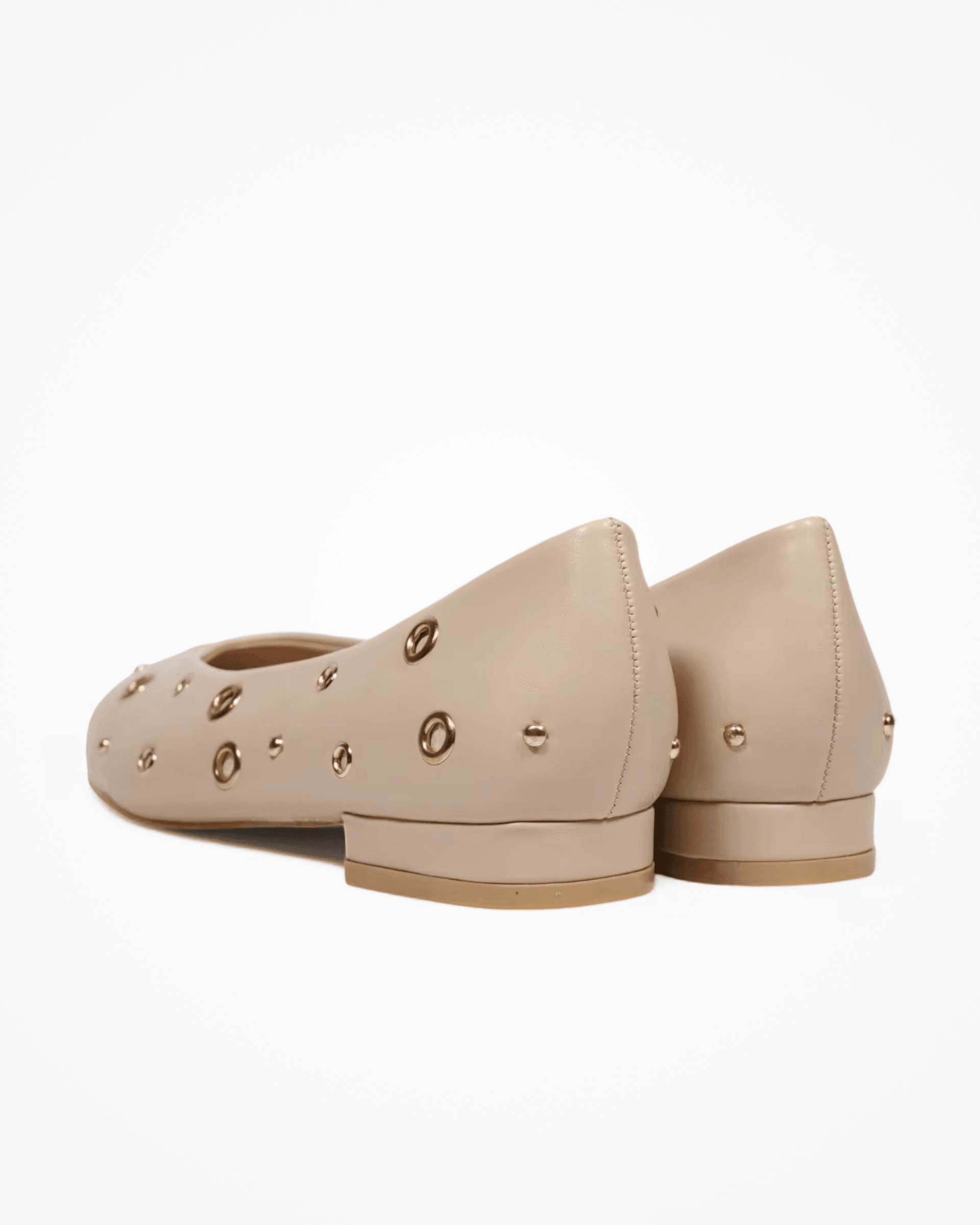 Zapatos Planos Dorados