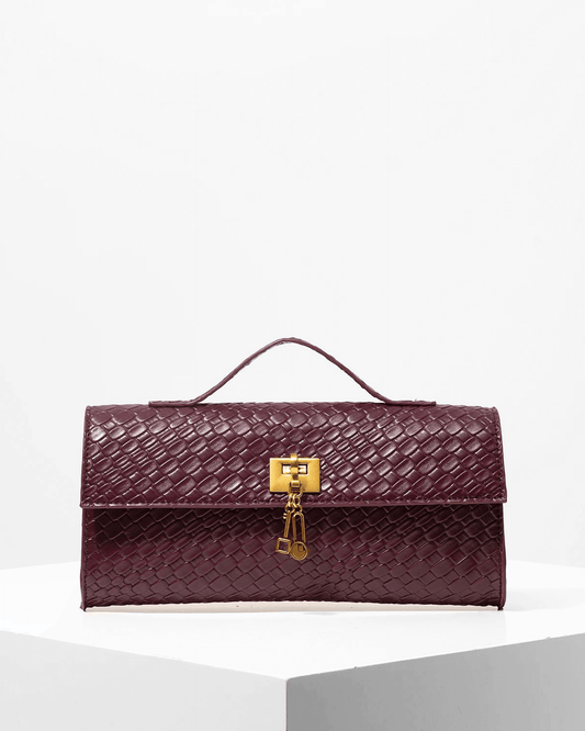 Bolso Baguette Charol Moderno de Grevano – Ropa de Oficina para Mujer | Grevano