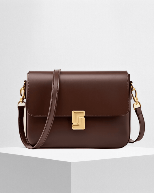 Bolso Bandolera de Cuero Auténtico Elegante – Ropa de Oficina para Mujer | Grevano
