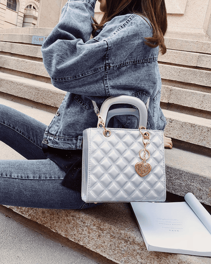 Bolso Cruzado de Alta Gama con Detalle de Diamante – Ropa de Oficina para Mujer | Grevano