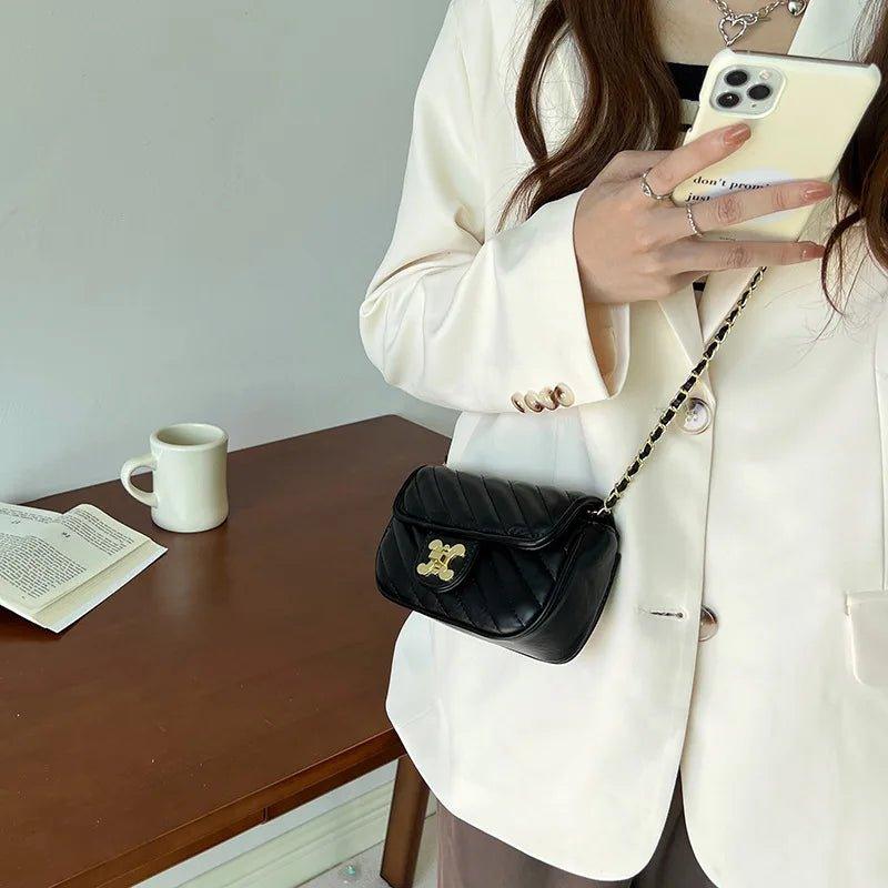Bolso Cruzado de Cuero Elegante – Ropa de Oficina para Mujer | Grevano