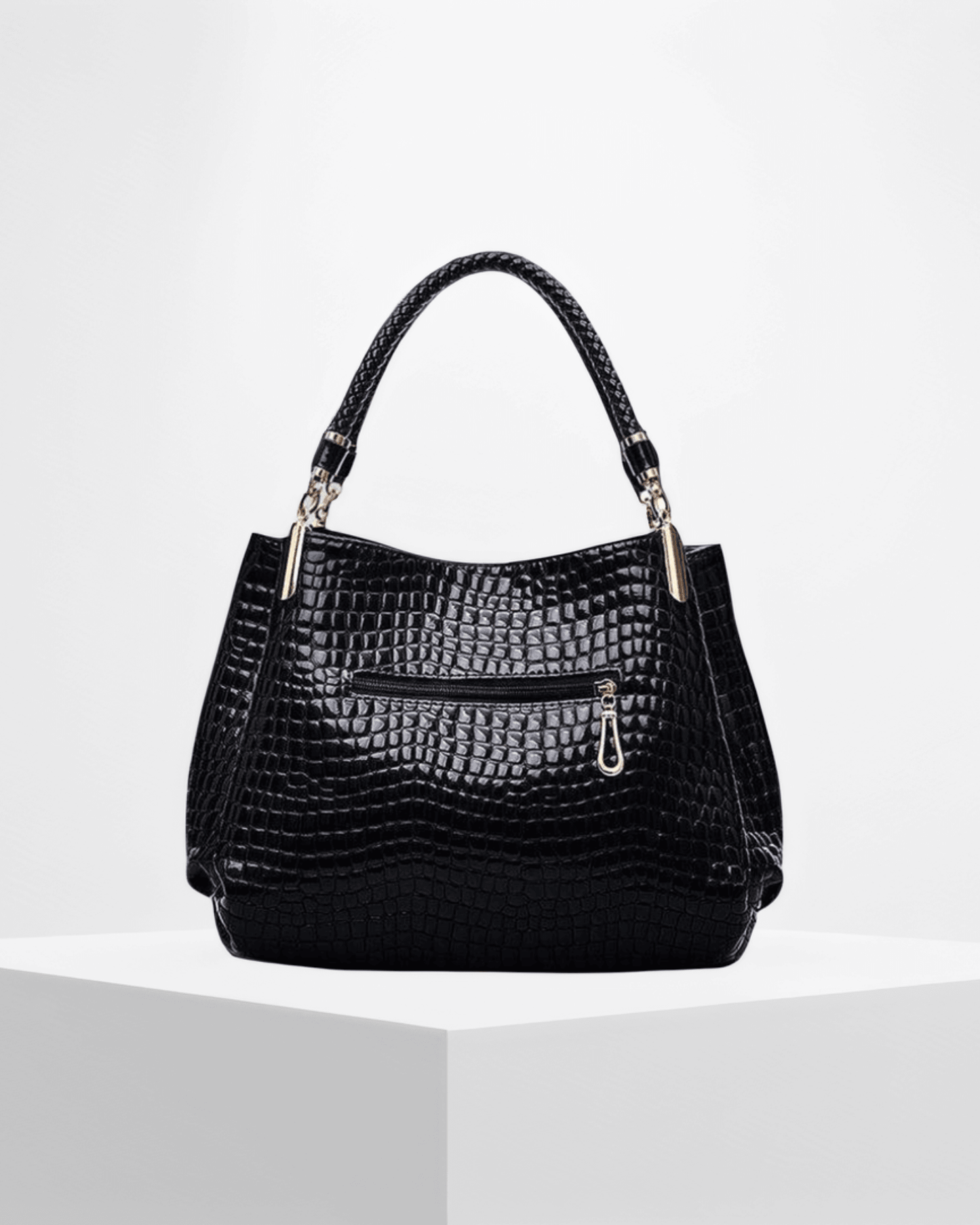 Bolso Tote Grande de Cuero Croc Grevano – Ropa de Oficina para Mujer | Grevano