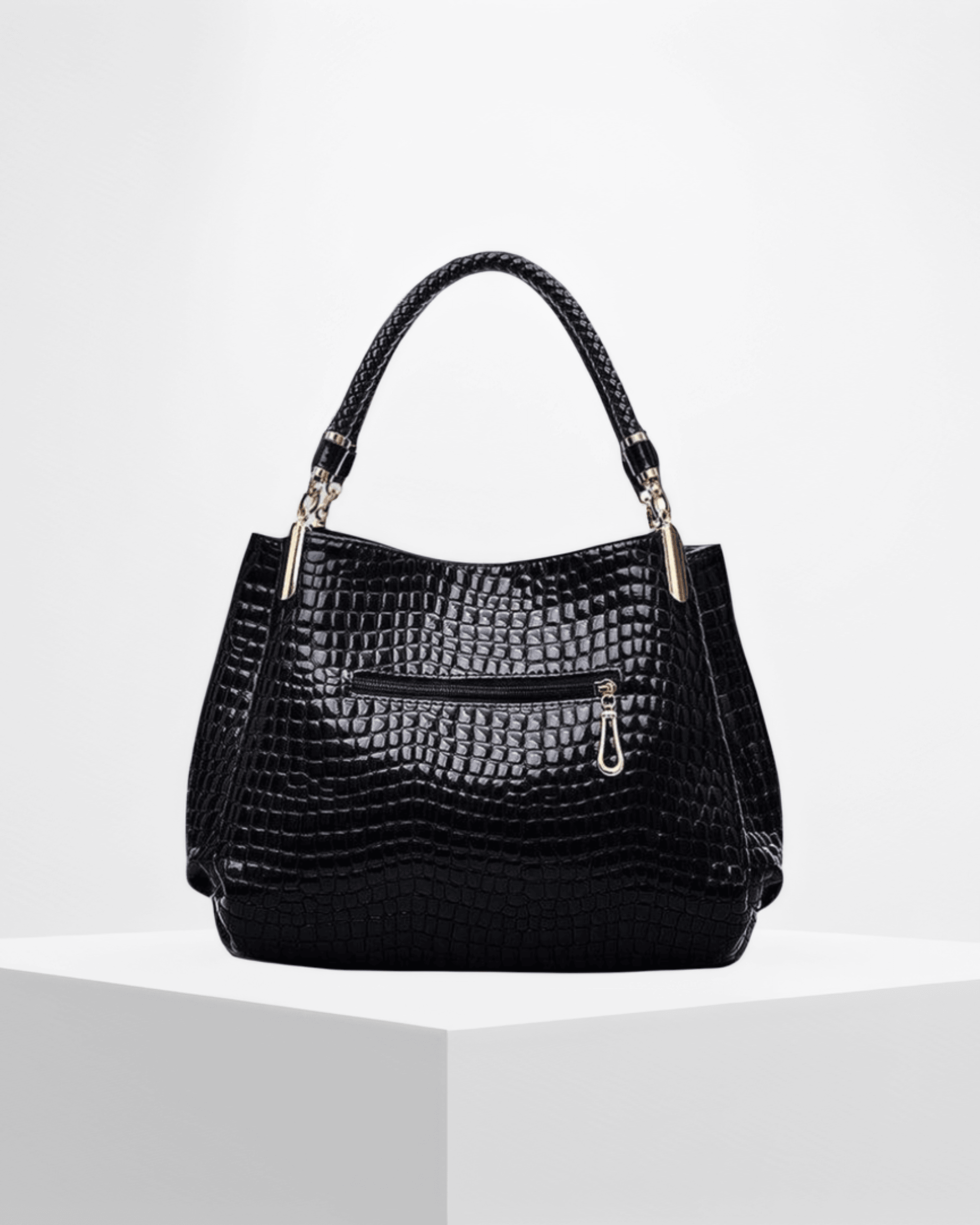 Bolso Tote Grande de Cuero Croc Grevano – Ropa de Oficina para Mujer | Grevano