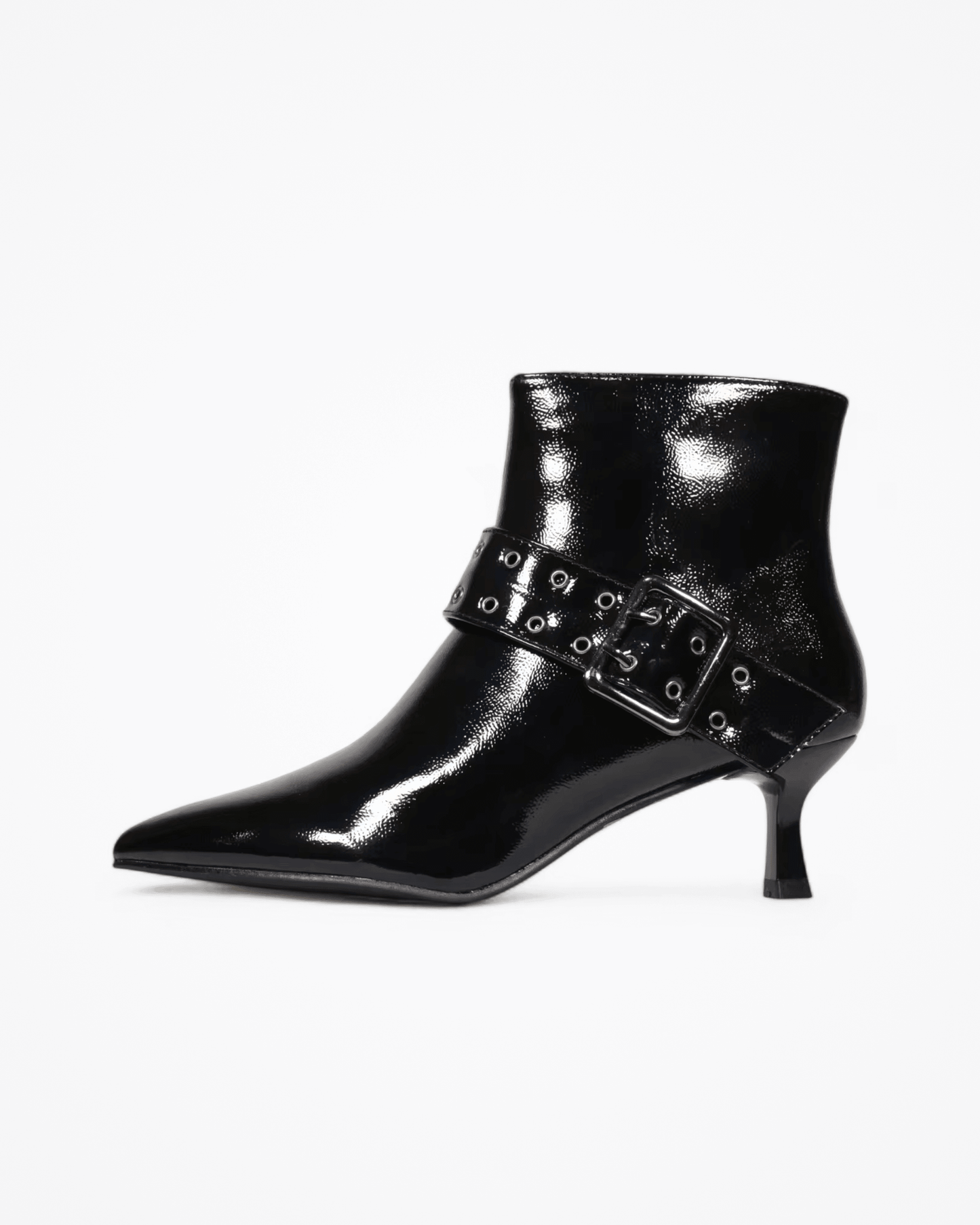 Botines de Charol para Mujer Grevano con Hebilla Elegante – Ropa de Oficina para Mujer | Grevano