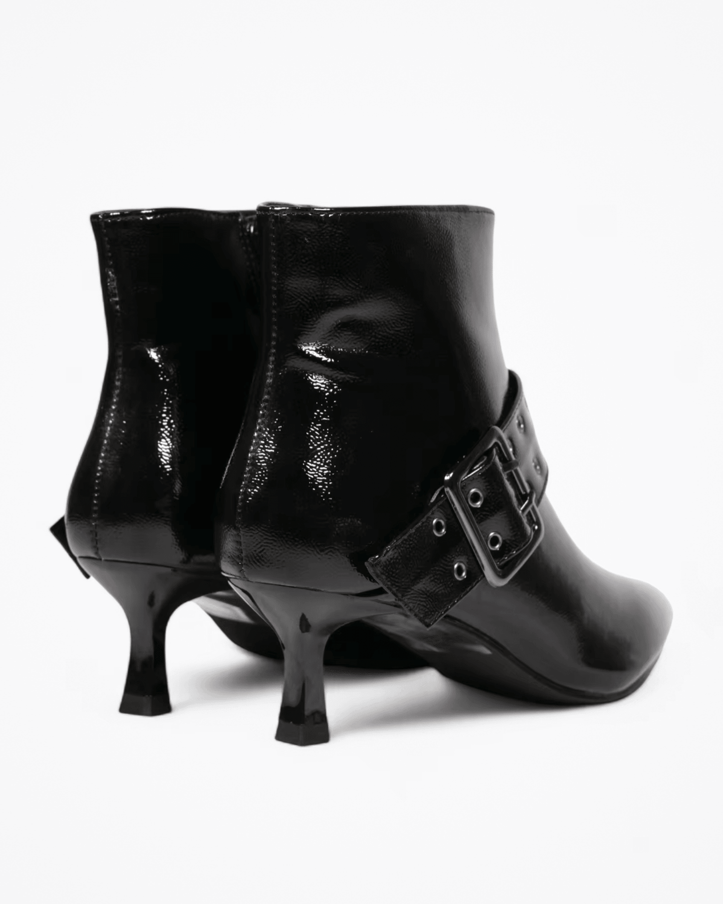 Botines de Charol para Mujer Grevano con Hebilla Elegante – Ropa de Oficina para Mujer | Grevano
