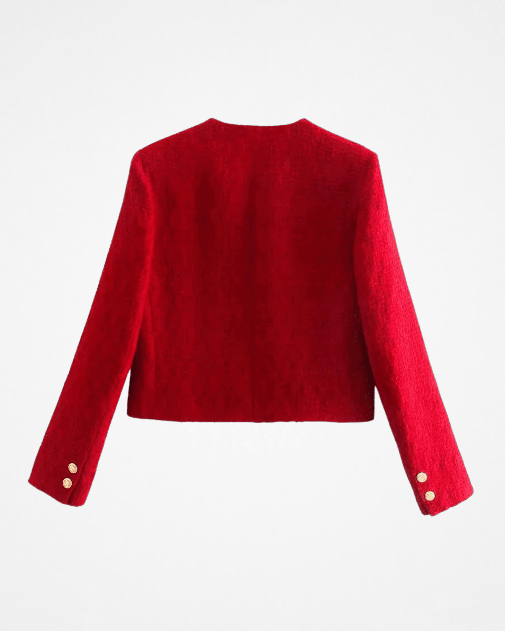 Conjunto de Tweed Rojo para Oficina – Ropa de Oficina para Mujer | Grevano