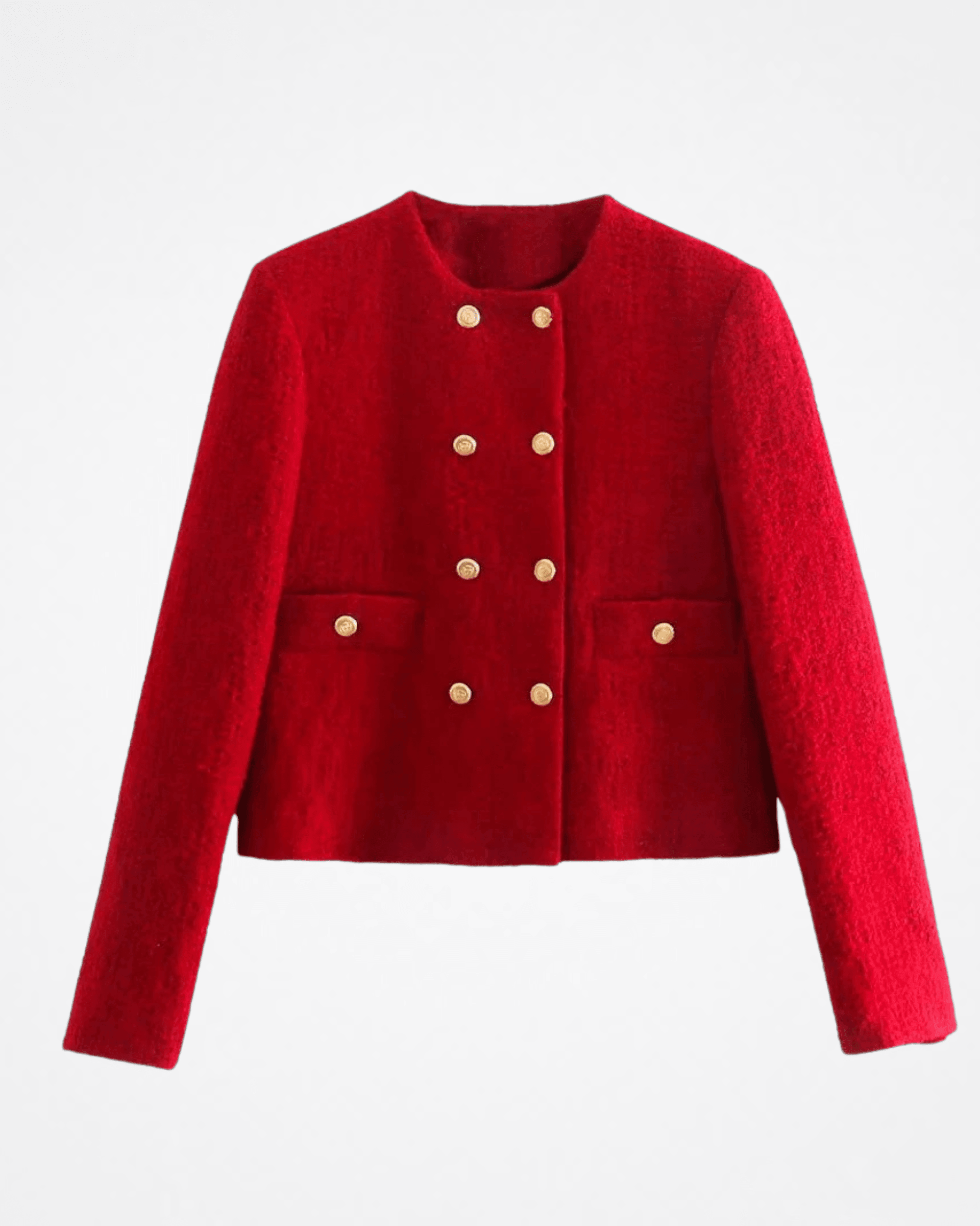 Conjunto de Tweed Rojo para Oficina – Ropa de Oficina para Mujer | Grevano