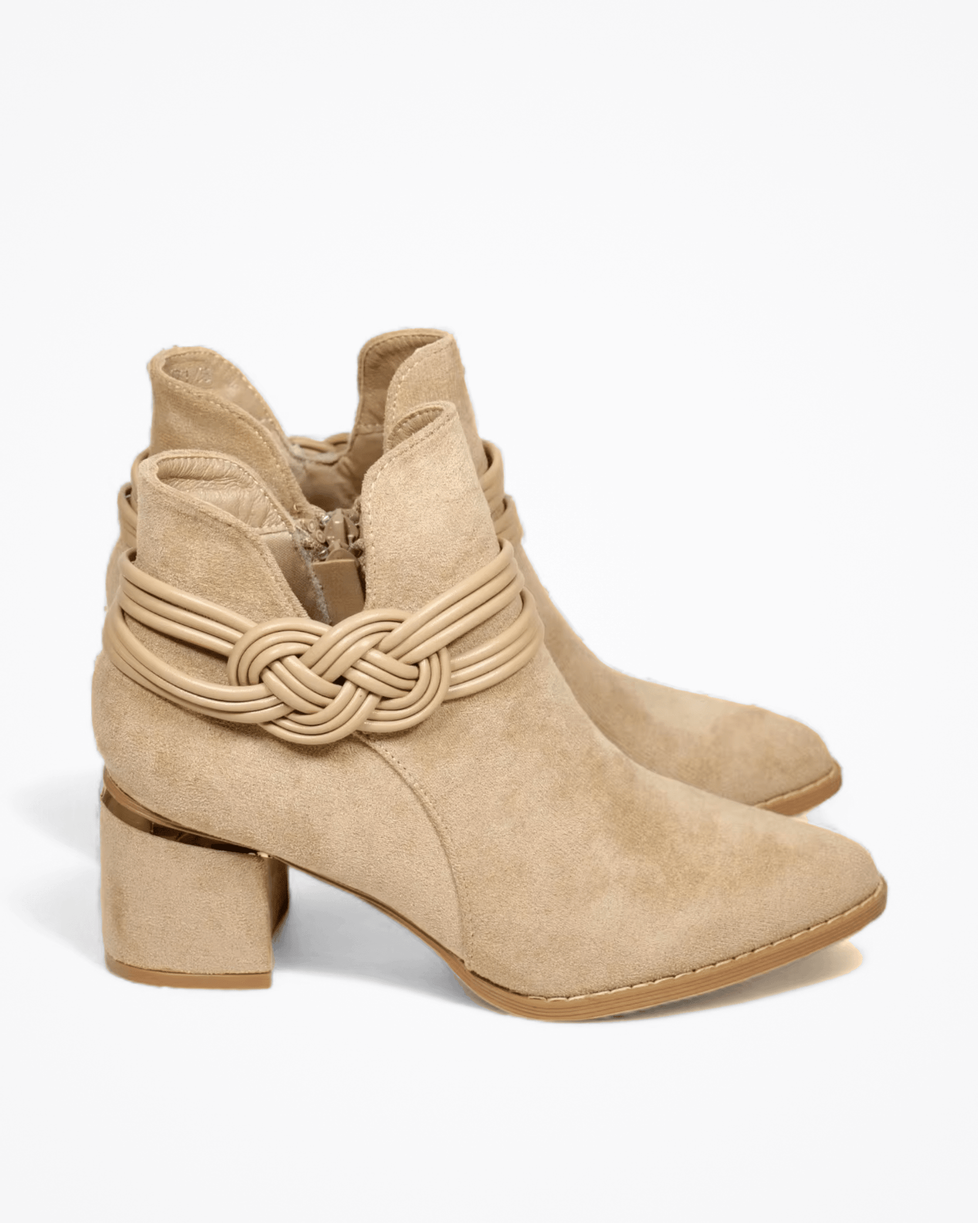 Grevano Tacones Bajos con Correa Tejida Elegantes – Ropa de Oficina para Mujer | Grevano