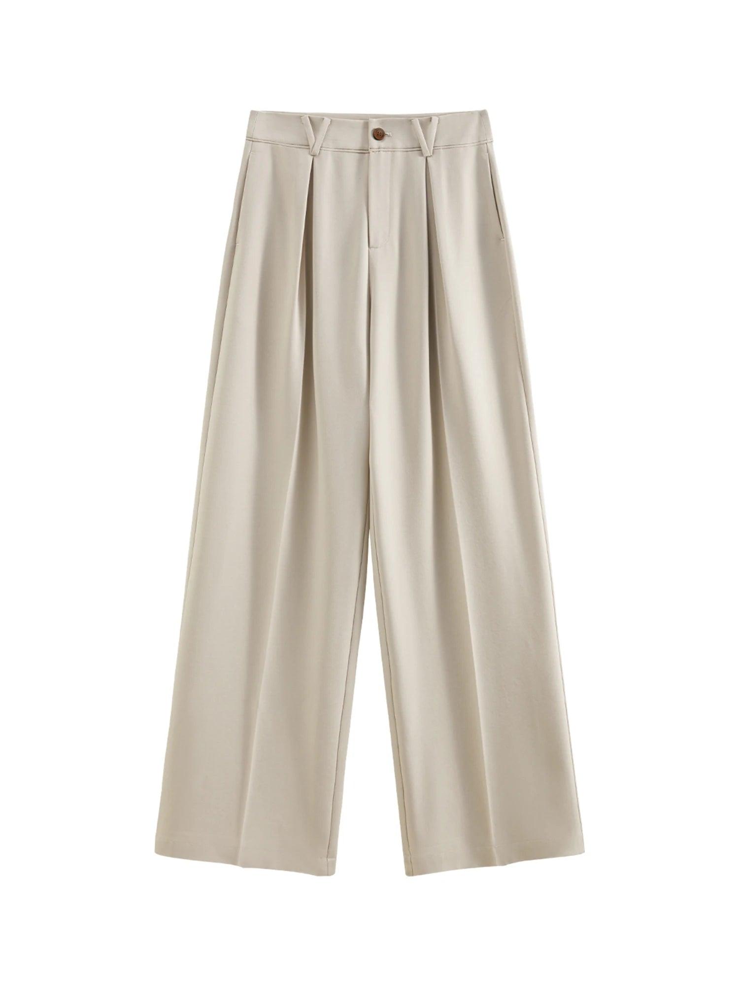 Pantalones Rectos Cintura Alta Grevano para Oficina – Ropa de Oficina para Mujer | Grevano