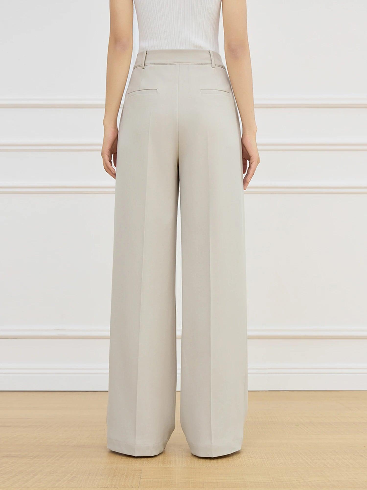 Pantalones Rectos Cintura Alta Grevano para Oficina – Ropa de Oficina para Mujer | Grevano