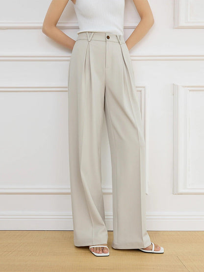Pantalones Rectos Cintura Alta Grevano para Oficina – Ropa de Oficina para Mujer | Grevano