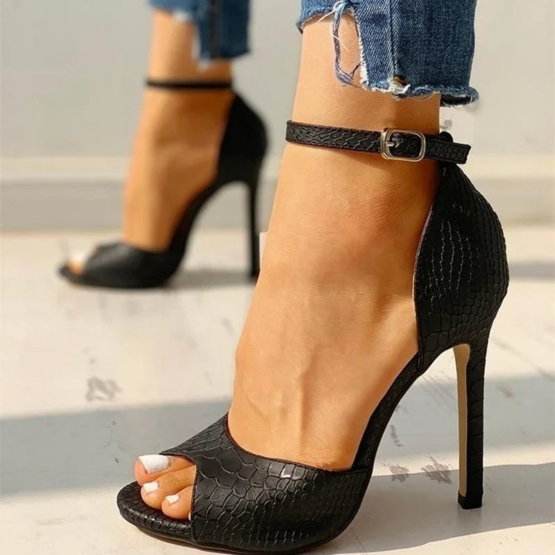 Sandalias Tacón Correa