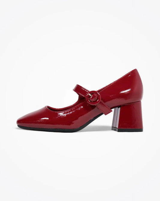 Zapatos Mary Jane Cuero Brillantes de Grevano - Grevano