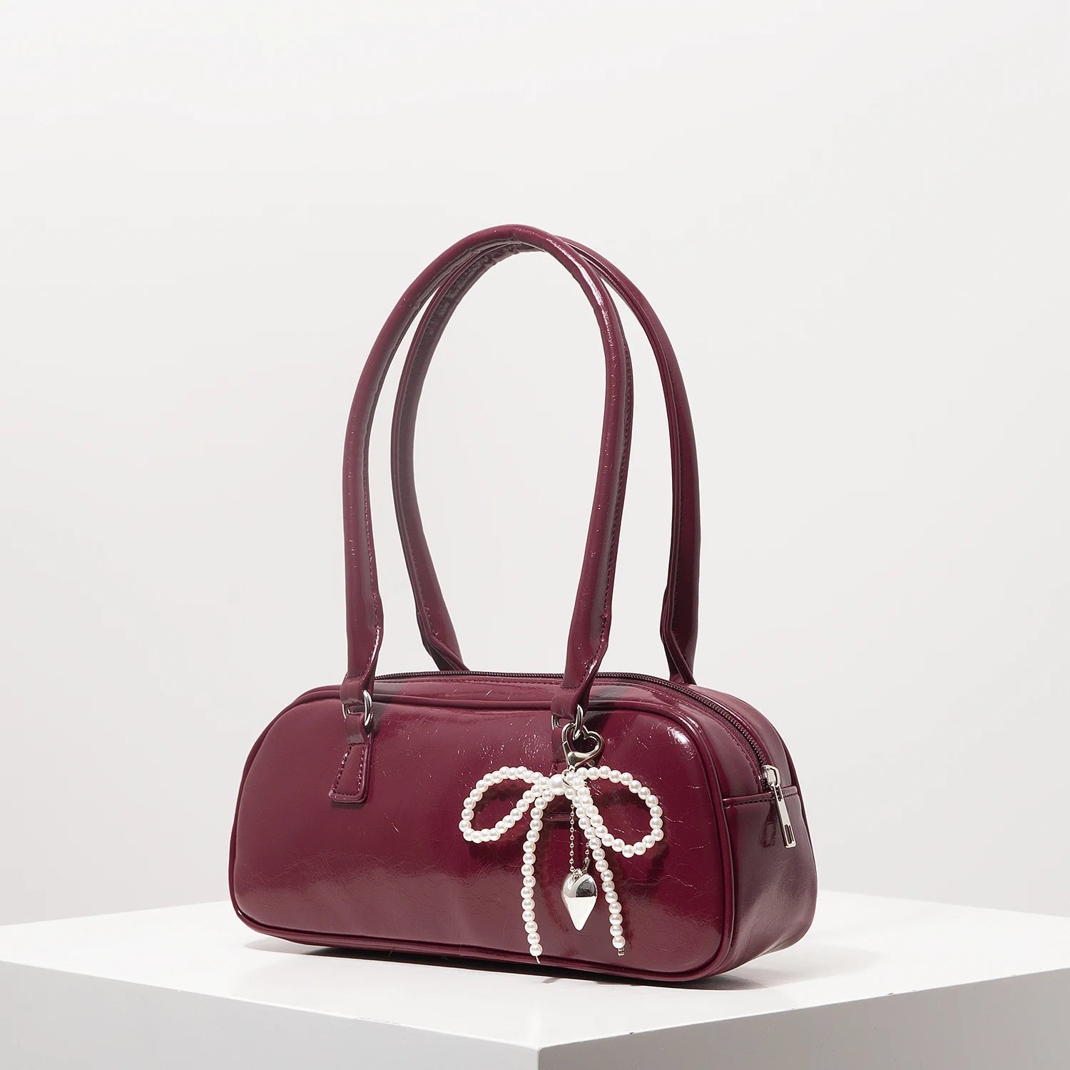 Bolso Burdeos Elegante de Grevano para Oficina  Grevano