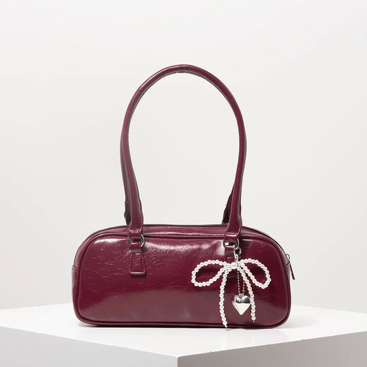 Bolso Burdeos Elegante de Grevano para Oficina  Grevano