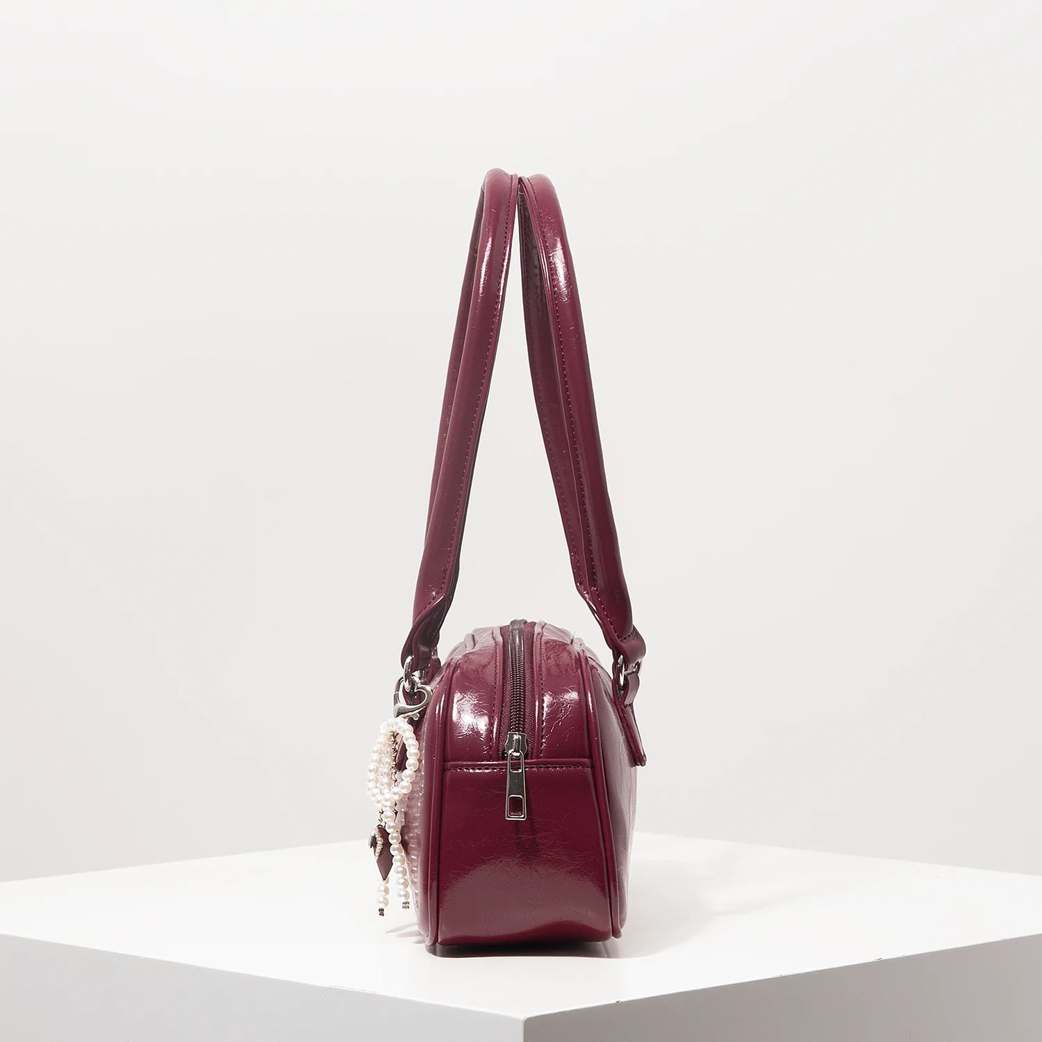 Bolso Burdeos Elegante de Grevano para Oficina  Grevano
