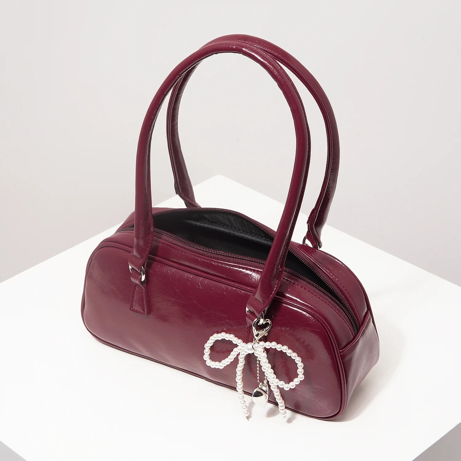Bolso Burdeos Elegante de Grevano para Oficina  Grevano