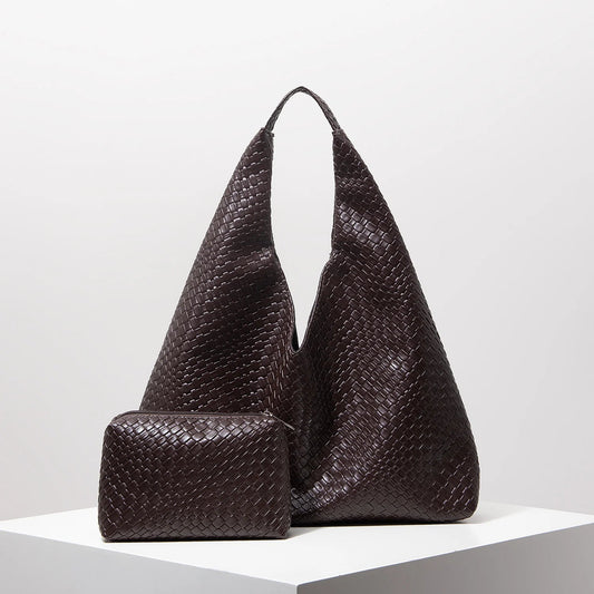 Bolso Retro Trenzado con Monedero  Grevano