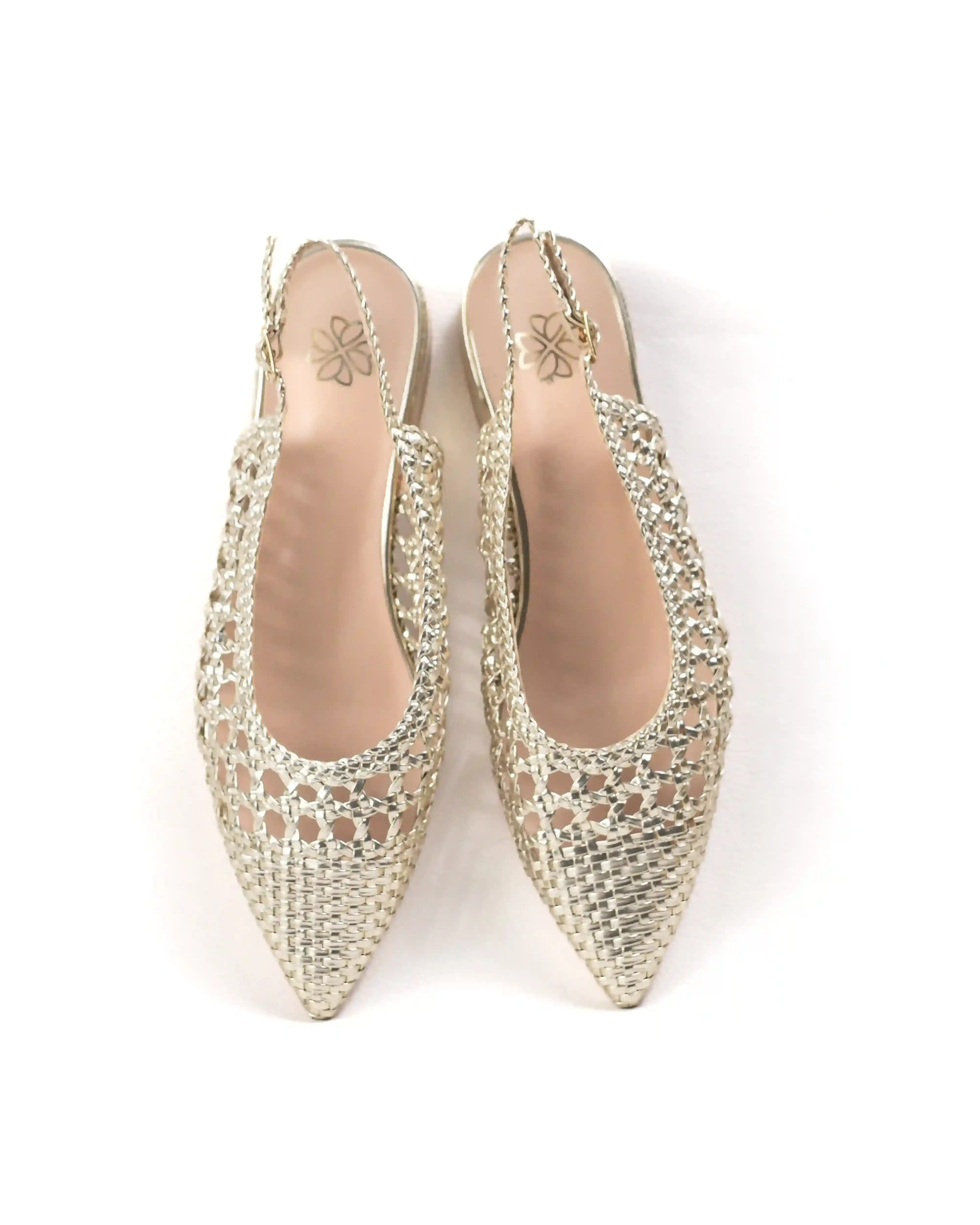 Tacones Bajos Brillo Chic en color  - Moda Mujer Grevano